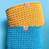 Knitted Look Crochet Basket