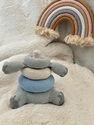 Baby Elephant Stacking Toy