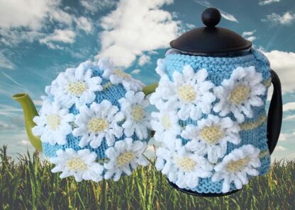 Daisy Chain Tea Cosy and Cafetiere Cosy
