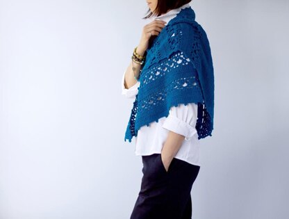 Florence triangular shawl