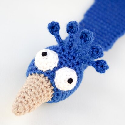 Peacock Bookmark Crochet Pattern