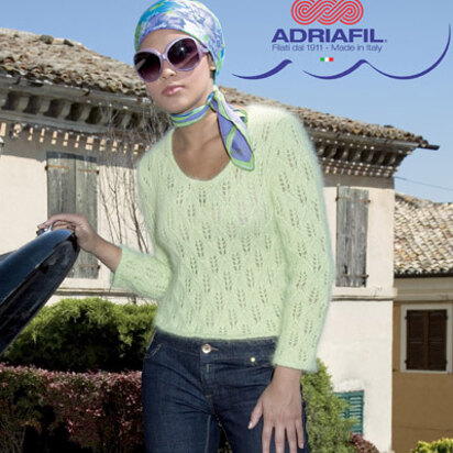 Cassiopeia Pullover in Adriafil Carezza - Downloadable PDF