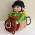 Riley goes riding tea cosy