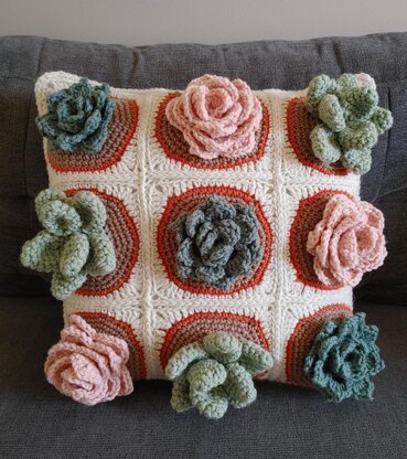 Succulent Pillow Cover