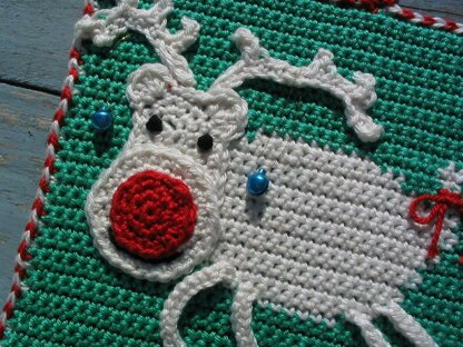 Rudolph the Reindeer potholder