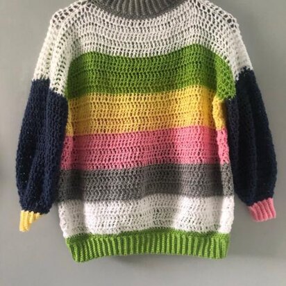 80's Crochet Sweater