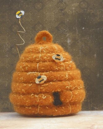 Felted Woolly Beehive Skep