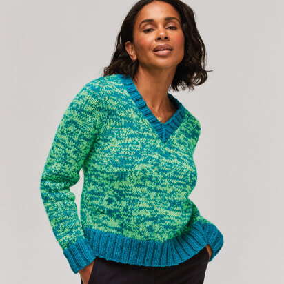 Fashion Fusion Sweater in Hayfield Bonus DK - Downloadable PDF