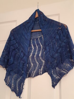 Rushing Tide shawl