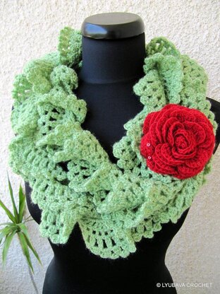 Ruffle Lace Scarf Tutorial