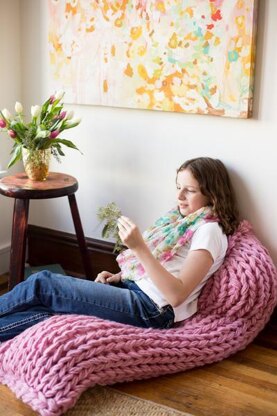 Arm Knit Lazy Days Lounger