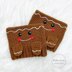 Peeping Gingerbread Boot Cuffs