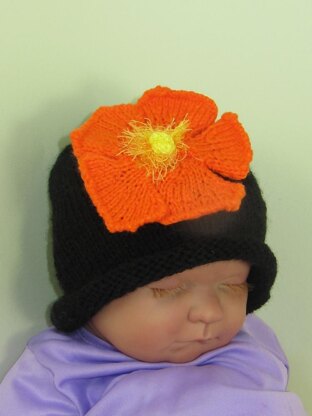 Baby Flower Slouch Hat