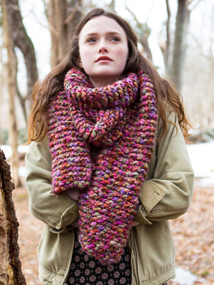 Wood Lily Scarf in Berroco Gusto