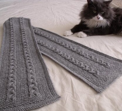 Knit a Cable Scarf