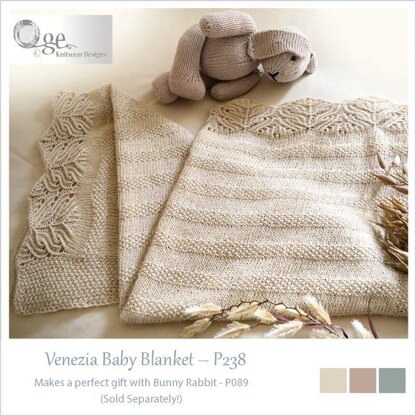 OGE Knitwear Designs P238 Venezia Baby Blanket PDF