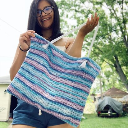 Easy Crochet Beach Bag