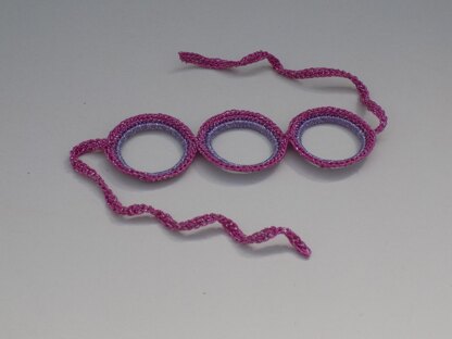 Crochet Rings Bracelet