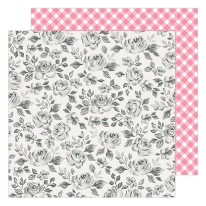 American Crafts Maggie Holmes - Garden Party Rose Bush 12"x12" Cardstock