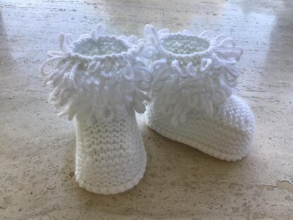 Baby Girl Loopy Booties
