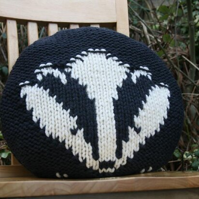 A Badger Pillow