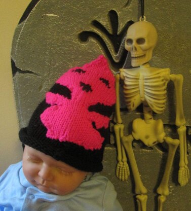 Baby Pink Halloween Ghost  Beanie