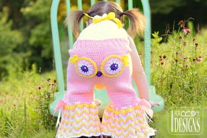 Fiesta Owl Pants and Ruffled Bloomers, Crochet Pattern