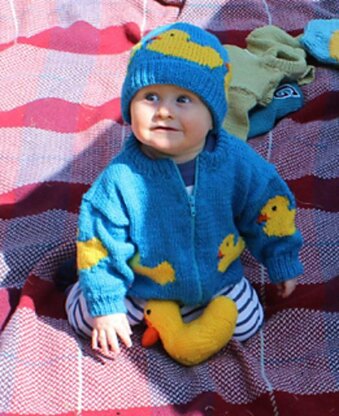 Baby Rubber Ducky Bomber Jacket, Beanie & Toy