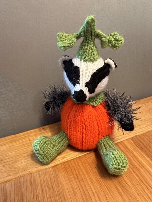 Badger Halloween Chocolate Orange Cover or Stuffed Toy