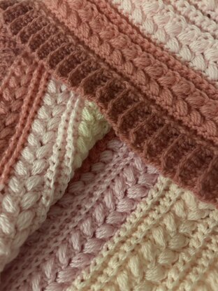 Textured Scrappy Blanket