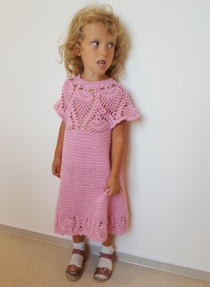 Pineapple dress for girl 5-6 years