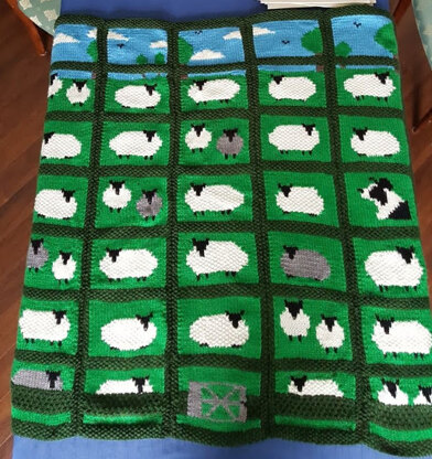 Sheep Dream Baby Blanket