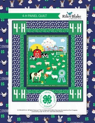 Riley Blake 4-H Panel Quilt - Downloadable PDF