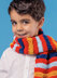 Super Striped Scarf - Free Knitting Pattern For Kids in Paintbox Yarns Chenille by Paintbox Yarns