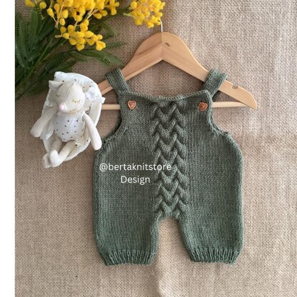 Sunflower Overalls Knitting Pattern