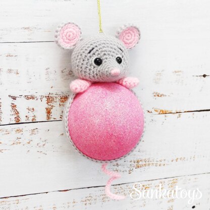 Christmas ball cover Mouse