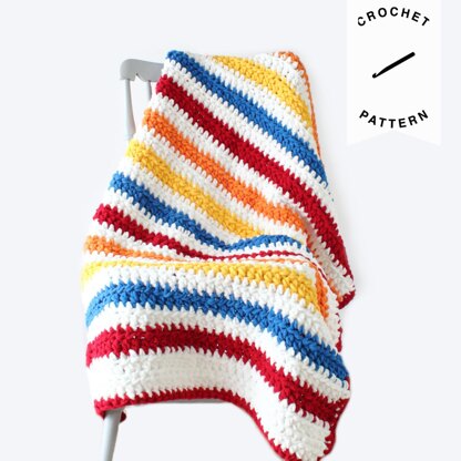 Stripey Days Baby Blanket