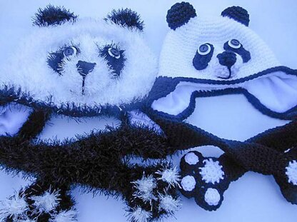 Panda Hat With Paws