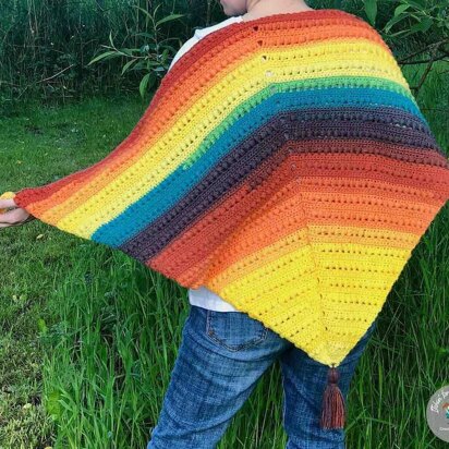 Colorful Triangle Shawl