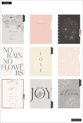 The Happy Planner Sophisticated Florals Classic 18 Month Planner