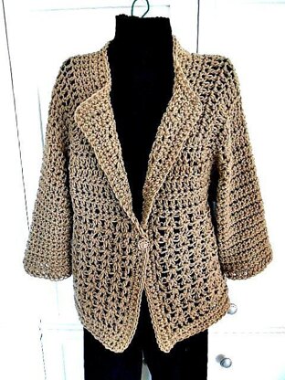 9532XL-3XL Taupe Jacket