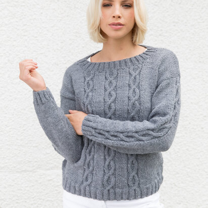 Jumper in Rico Creative Soft Wool Aran - Downloadable PDF