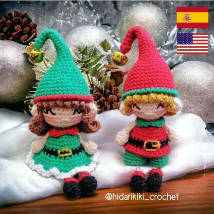 Christmas elves amigurumi