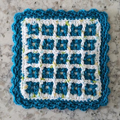 Squares Woven Hot Pad & Coaster