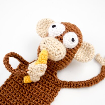 Monkey Bookmark Crochet Pattern