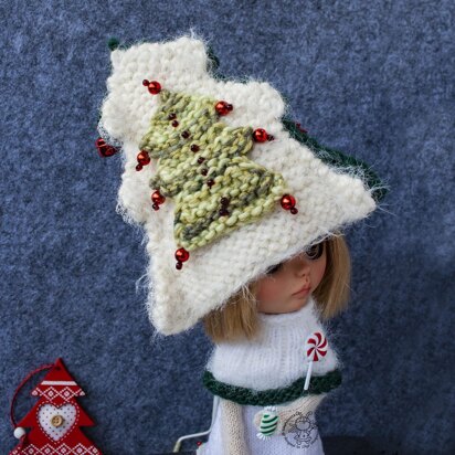 Christmas tree hat for Blythe