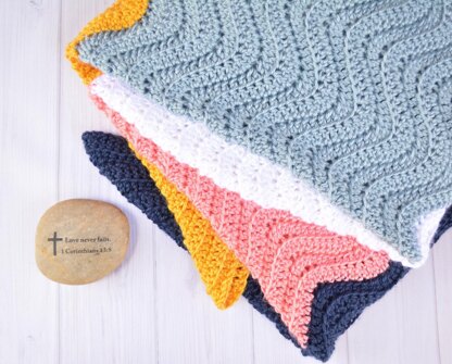 Ocean Waves Ripple Prayer Shawl