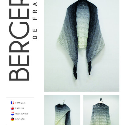 Lacy Shawl in Bergere de France Unic - Downloadable PDF - knitting pattern