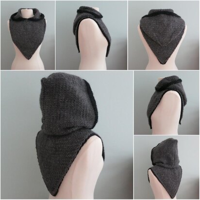 Robin Hood Bandana Cowl - knitting pattern