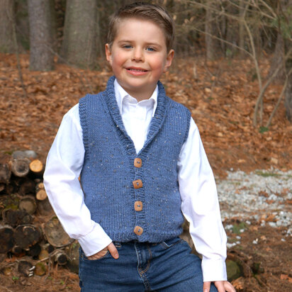 Children's Vests Knitting Patterns at WEBS